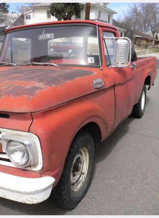 Illustration for article titled 1963 Ford Pickup Down On The Denver Street